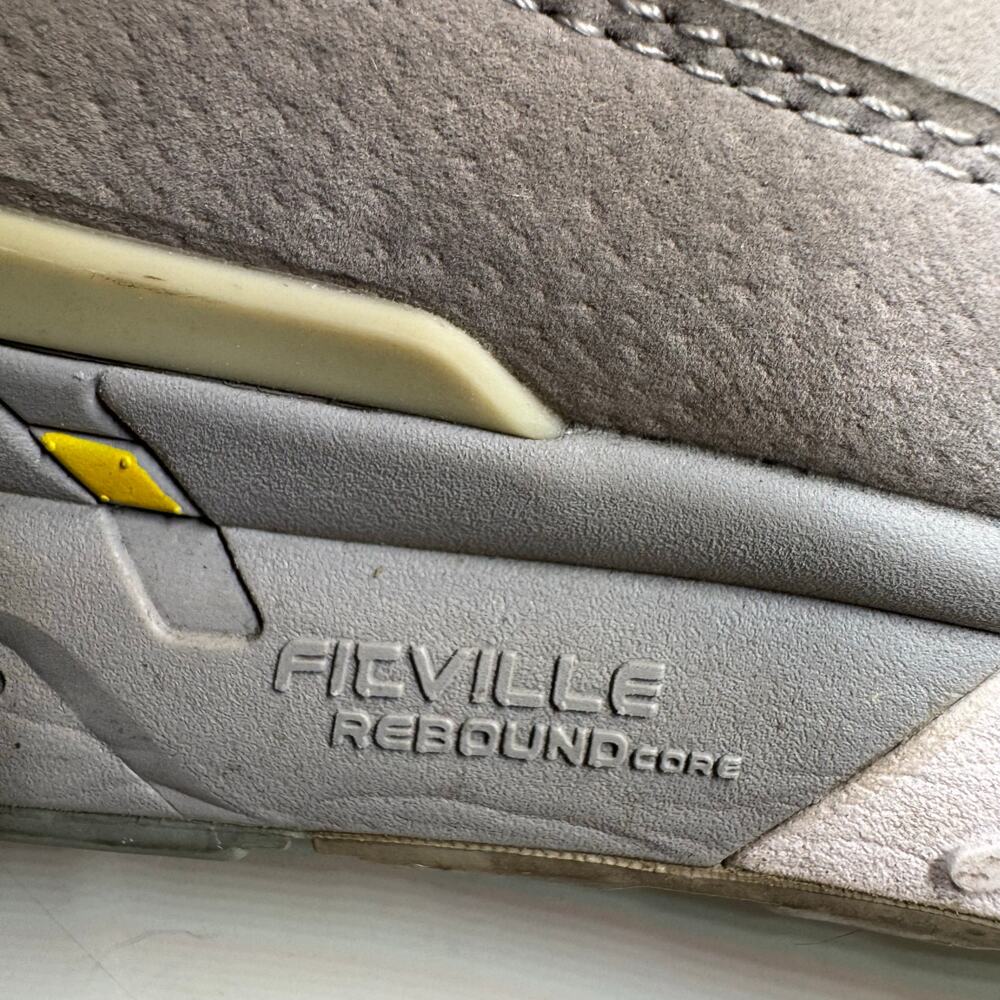 FitVille Rebound Core Walking Shoes Gray Yellow Women's 7.5EW Extra Wide - Picture 6 of 10